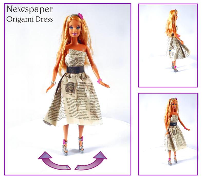 Newspaper dress