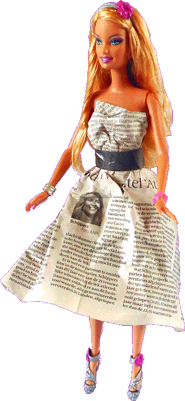 Newspaper dress