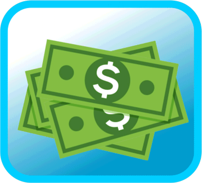 Vouwen met geld Geld symbool