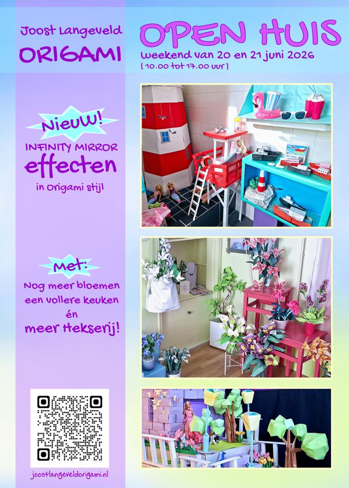 Origami tentoonstelling - Klik om te vergroten Origami tentoonstelling