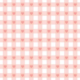 knutselpapier met roze hartjes