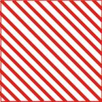 Rood en wit gestreept papier