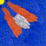 Origami Vogel vouwblaadje