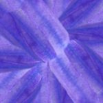 blauw paars knutselpapier voor een bloem