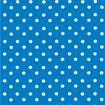 patroon met witte polkadots op een blauwe achtergrond