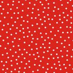patroon met witte polkadots op een rode achtergrond