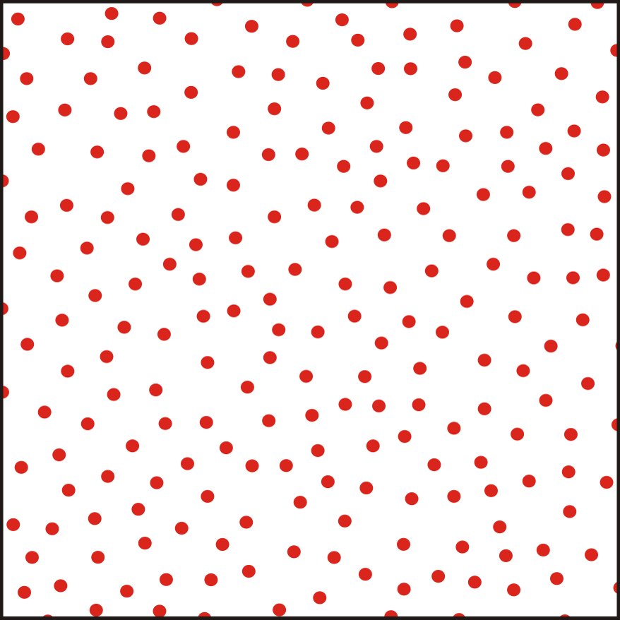 white with red polkadots origami paper