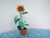 printable paper patterns for an origami sunflower