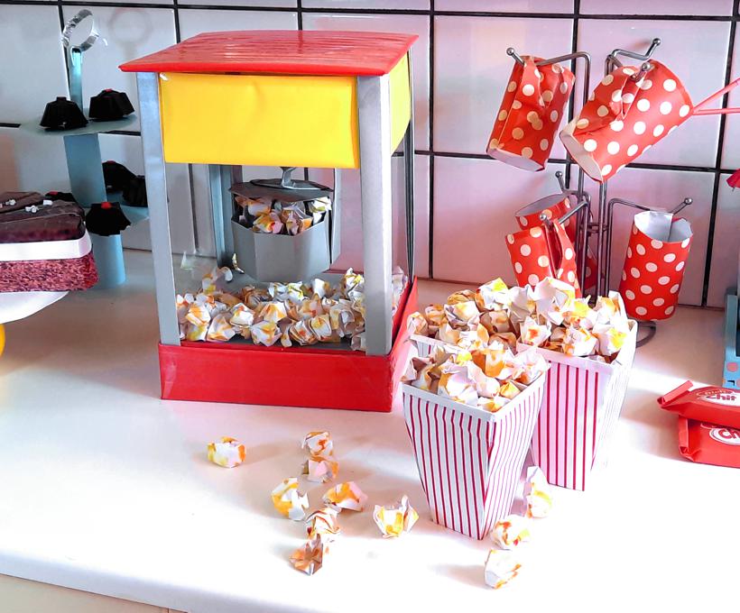 Paper Popcorn Machine