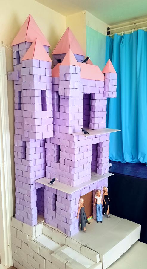 Kasteel van papier en Origami