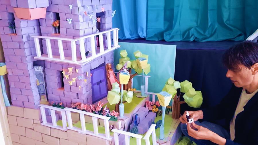 Poppenhuis kasteel maken
