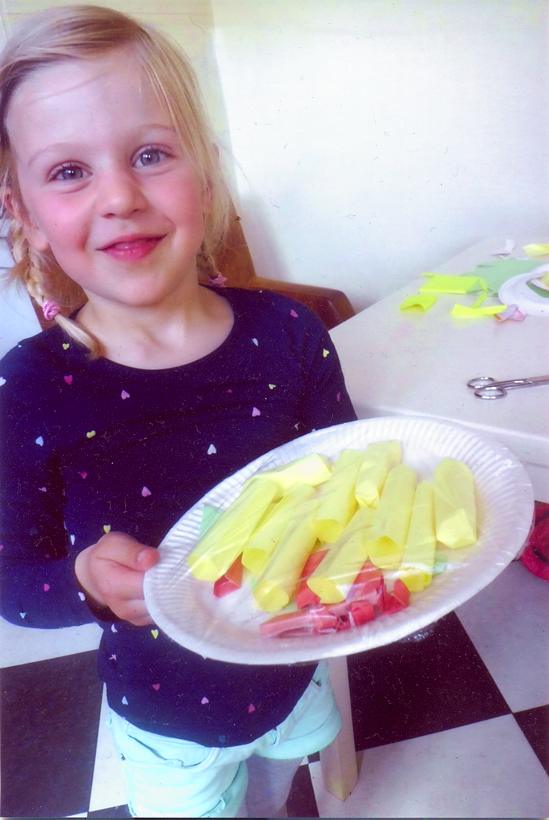 Origami french fries