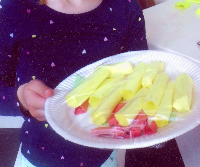 Origami french fries