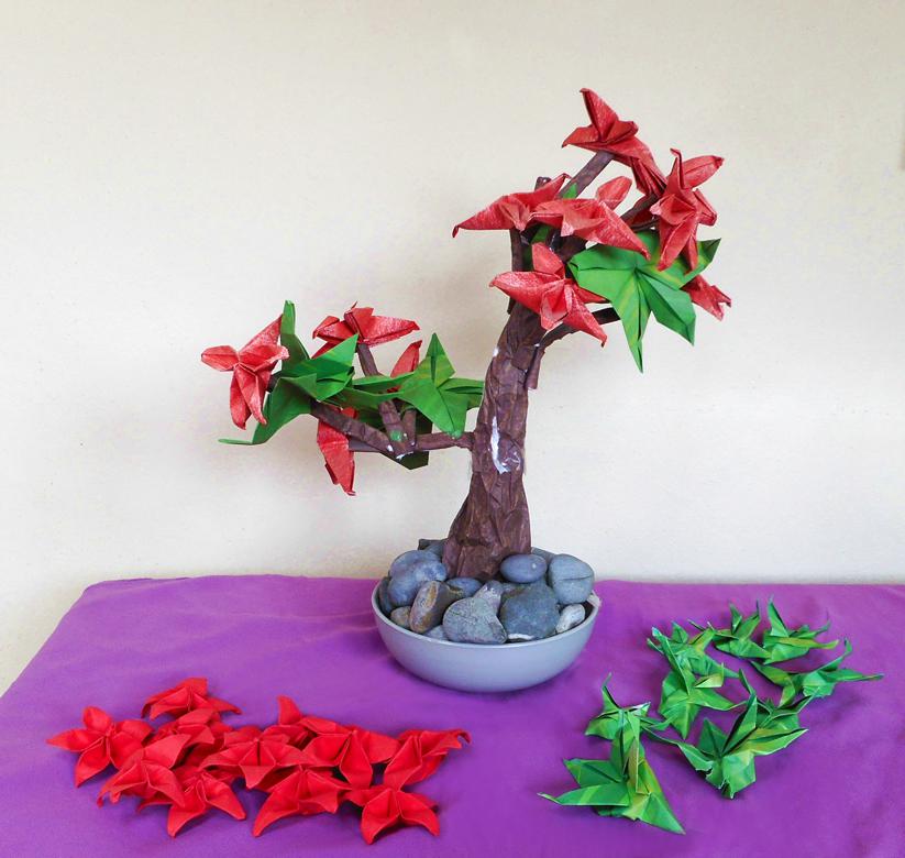 Bonsai Origami Boompje