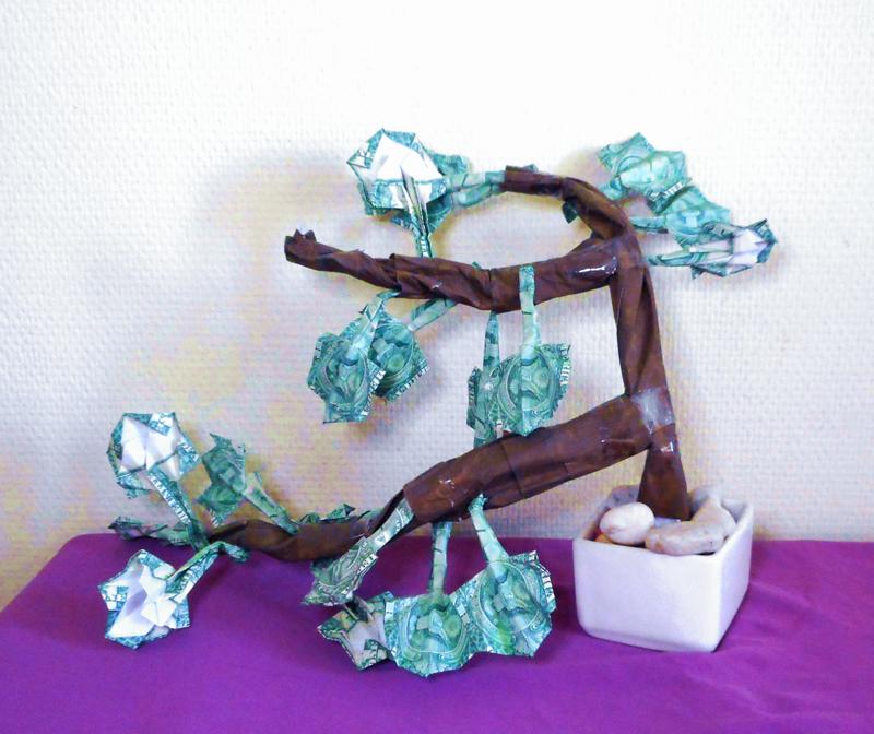 Money Origami Tree