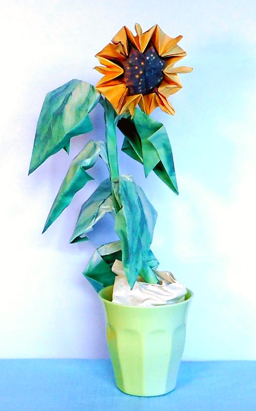 Origami Sunflower