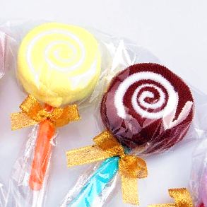 Handdoek lollies