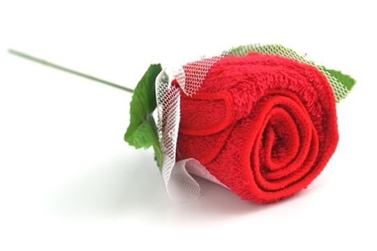 Towel Origami Rose