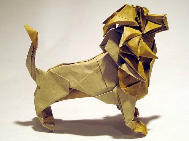 Origami Lion