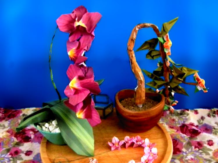 Bonsai Origami Bloemen