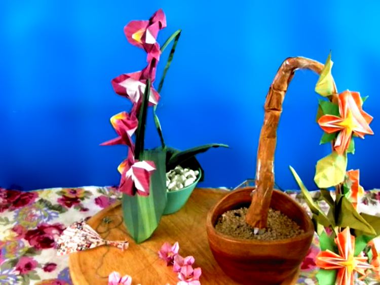 Bonsai Origami Bloemen