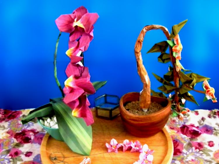 Bonsai Origami Bloemen