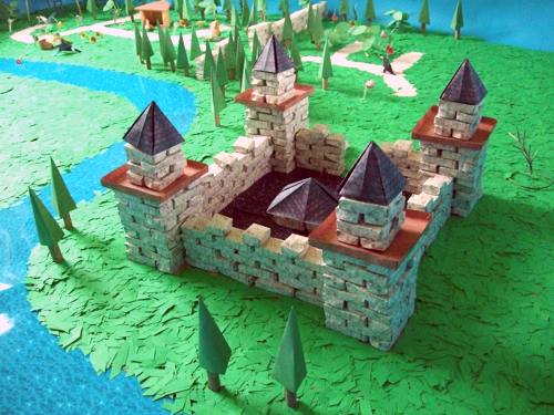 origami castle origami castle