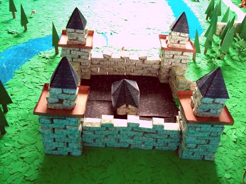 origami castle origami castle