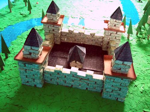 origami castle origami castle
