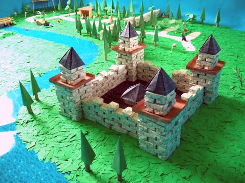origami castle origami castle