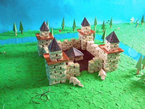 origami kasteel van papier origami kasteel van papier