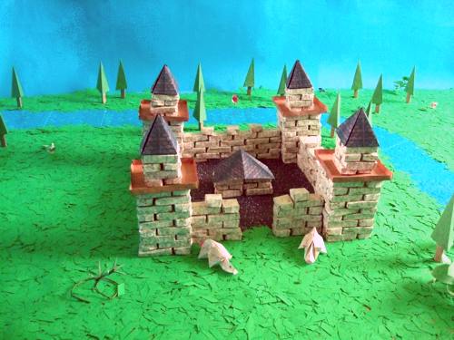 origami castle