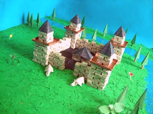 origami castle origami castle