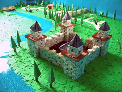 origami castle origami castle