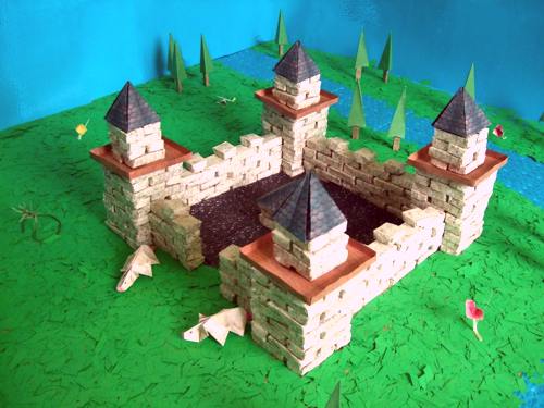 origami castle origami castle