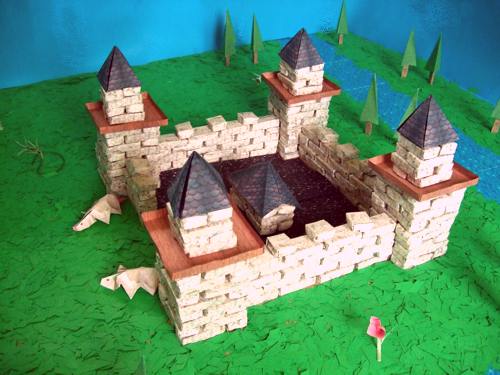 origami castle origami castle