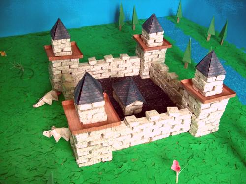 origami castle origami castle