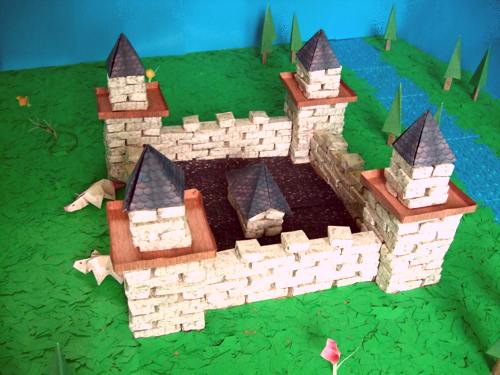 origami castle origami castle