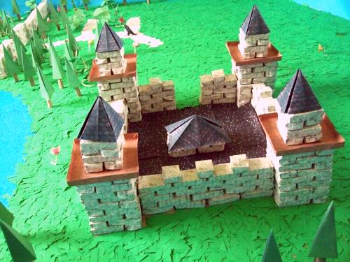 origami castle origami castle
