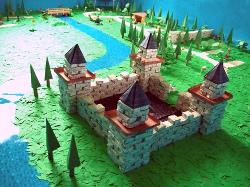 origami castle origami castle