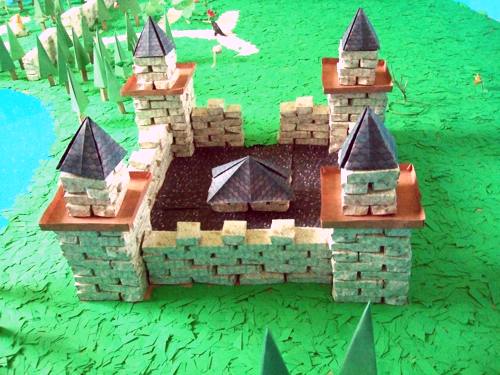 origami castle origami castle