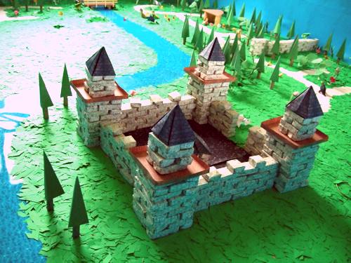 origami castle origami castle
