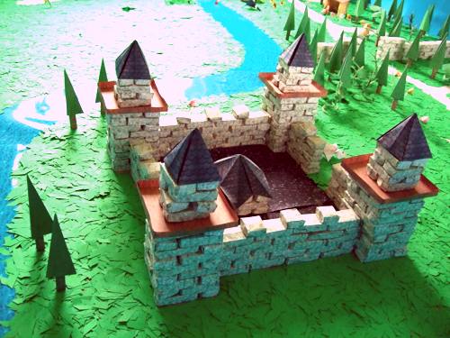 origami castle origami castle