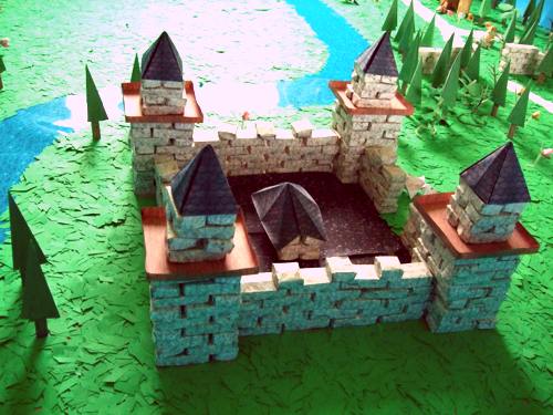 origami castle origami castle