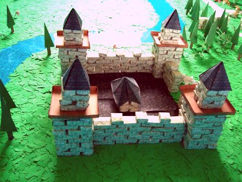 origami castle origami castle