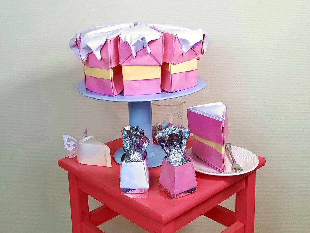 Dripcake van papier