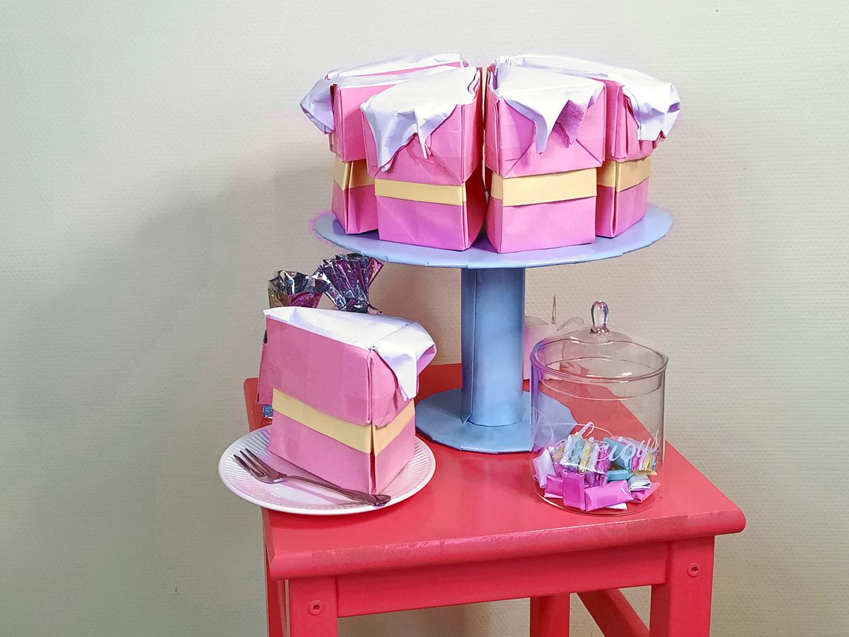 Dripcake van papier