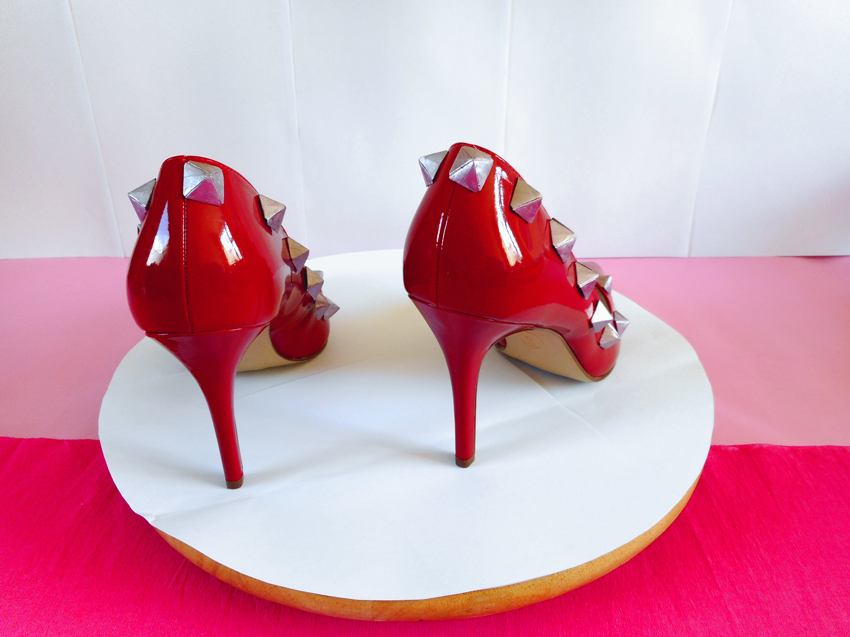 High Heels with Origami Studs