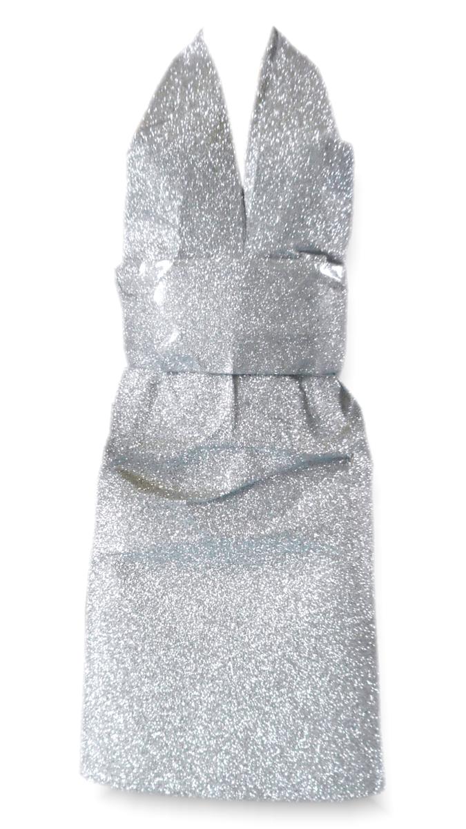 Origami Glitter Mini Dress