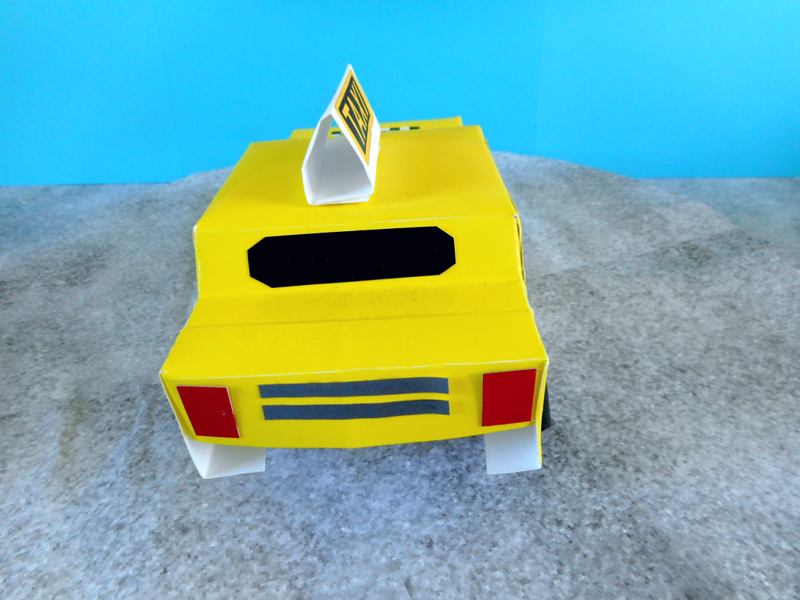 Taxi van papier Taxi van papier
